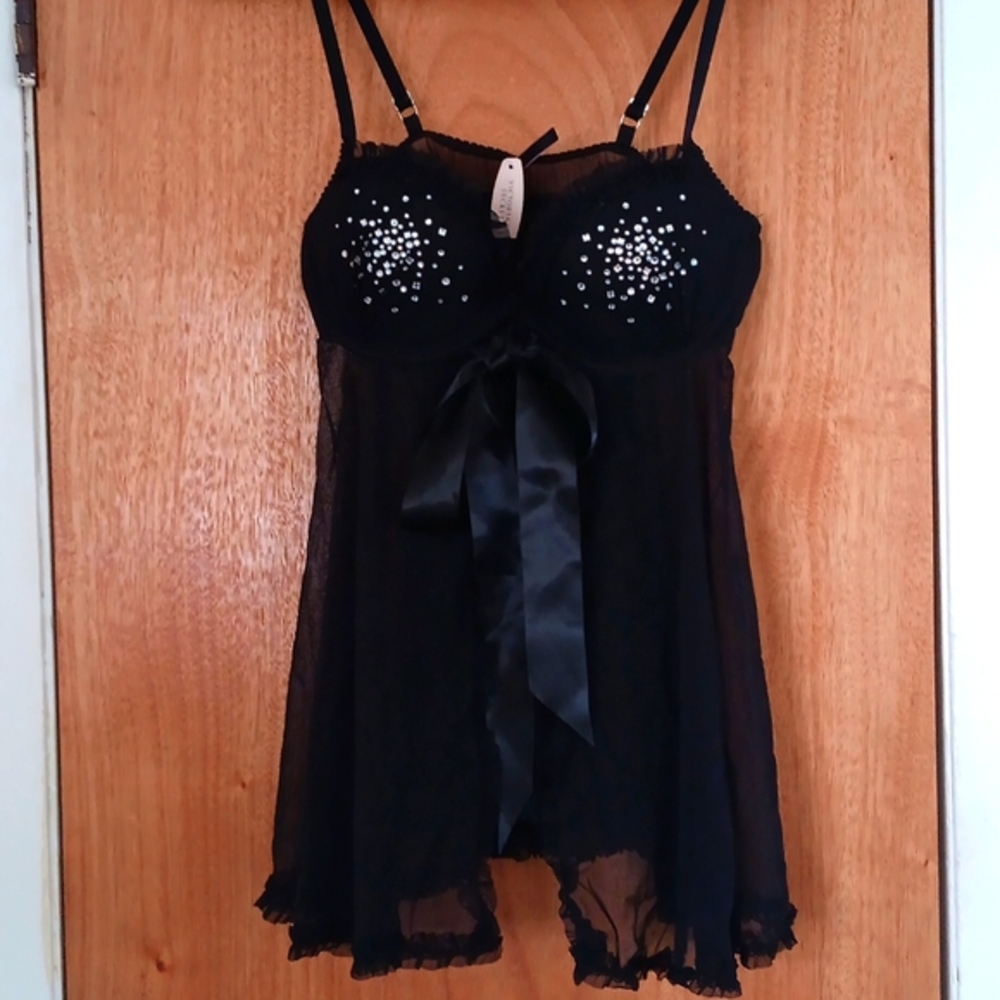 Victoria's Secret Padded Push Up Sexy Little Things Babydoll Set
